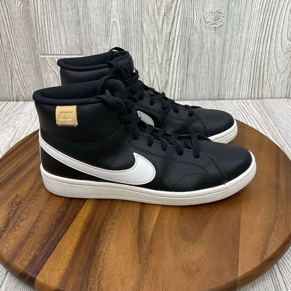 Nike Men's Size 9 Court Royale 2 Mid Rise Black Onyx 2020 Athletic Shoes